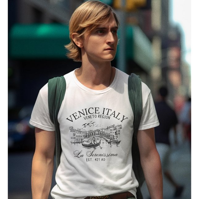 Venice Italy Old Landscape T Shirt (Skapare uppladdad)
