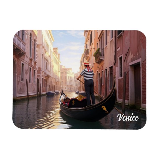 Venice Italy Travel Magnet (Horisontell)