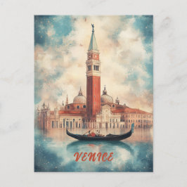 Venice Italy Travel Vykort