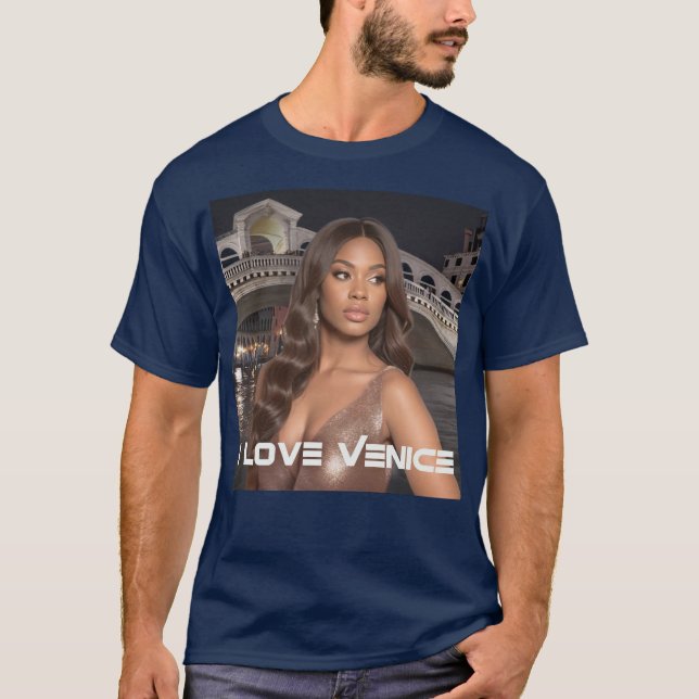 VENICE - JAG ÄLSKAR VENICE T SHIRT (Framsida)