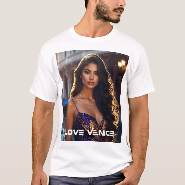VENICE - JAG ÄLSKAR VENICE T SHIRT (Framsida)