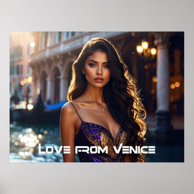 VENICE - KÄRLEK FRÅN VENICE POSTER (Framsidan)