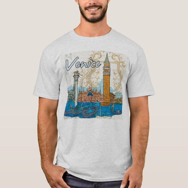 venice landmarkstshirt tröja (Framsida)