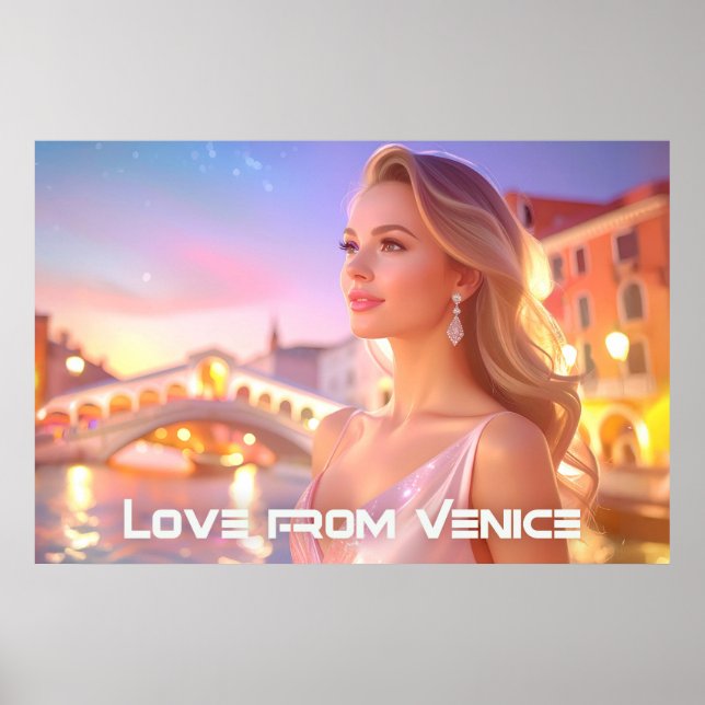 VENICE - LOVE FROM VENICE - POSTER (Framsidan)