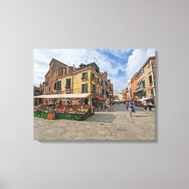 Venice marknadshallar - kanvastryck (Framsida)