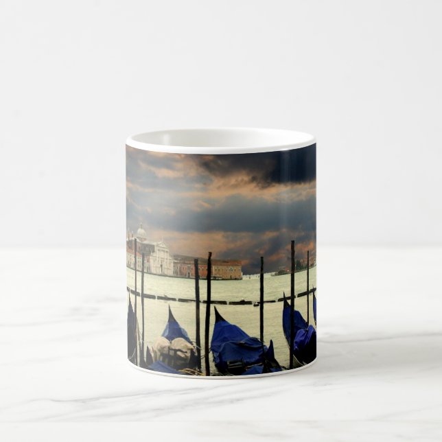 Venice Nature Scene Vatten Boat Kaffemugg (Center)