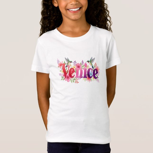 Venice - Personalised Shirt  - For Kids T (Framsida)