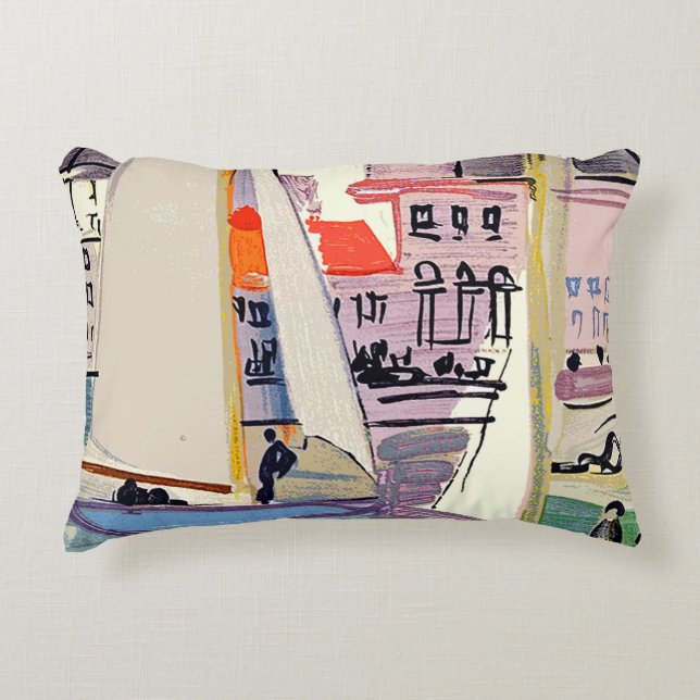 Venice Raoul Dufy Accent Pillow Prydnadskudde (Framsidan)