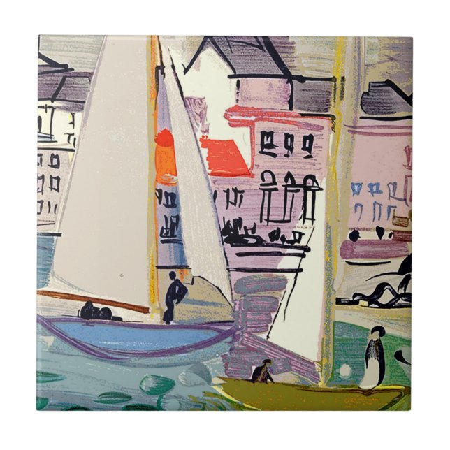 Venice Raoul Dufy Ceramic Tile Kakelplatta (Framsidan)