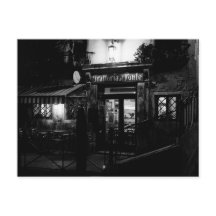 Venice-restaurangen på natten