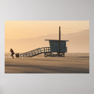 venice strand, Kalifornien affisch