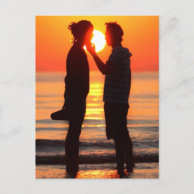 VENICE SUNSET AT LIDO BEACH VYKORT (Framsida)