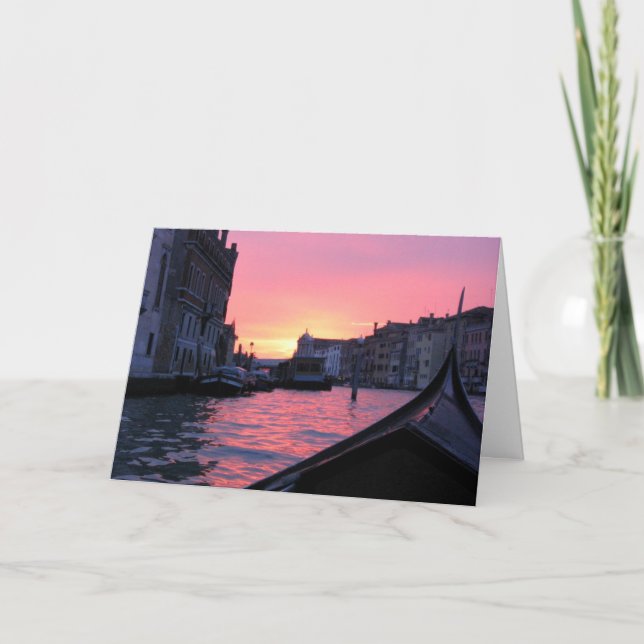 Venice Sunset Kort (Framsida)