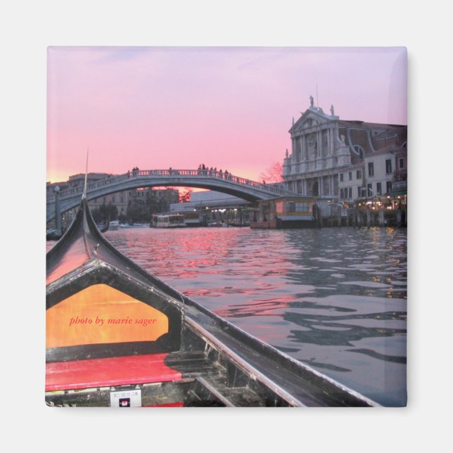 Venice Sunset Magnet (Framsidan)