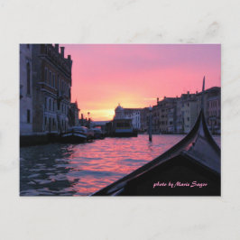 Venice Sunset Vykort