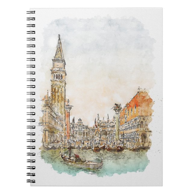 venice, venezia, italien semesterpresent anteckningsbok (Framsidan)