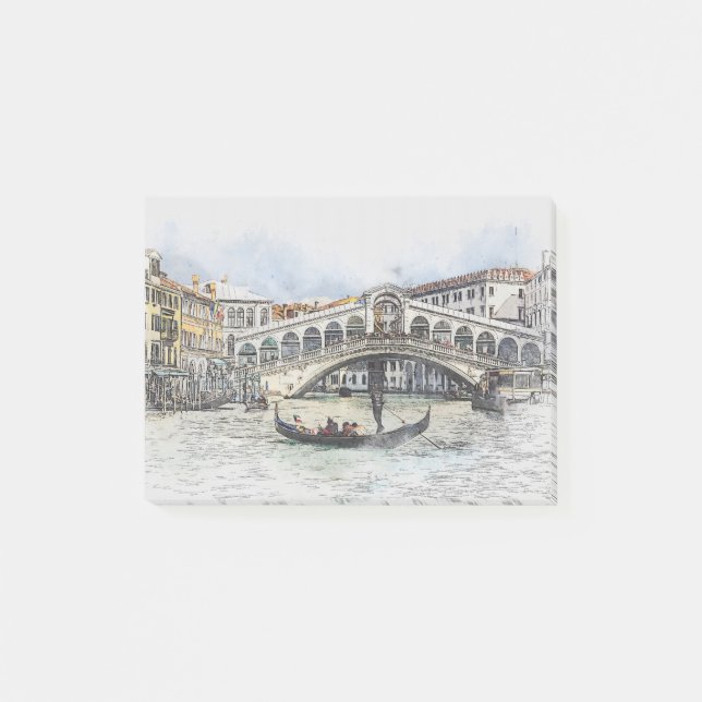 venice, venezia, italien semesterpresent, semester post-it block (Framsida)