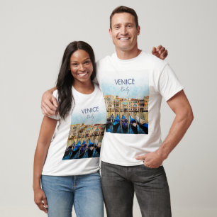 VENICE VENEZIA vattencolor - Italien Travel souven T Shirt