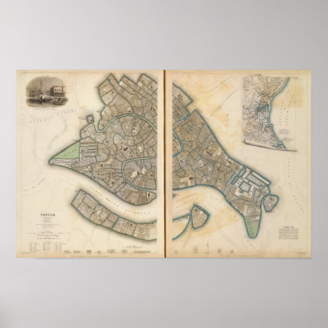 Venice Venezia Venedig Poster (Framsidan)