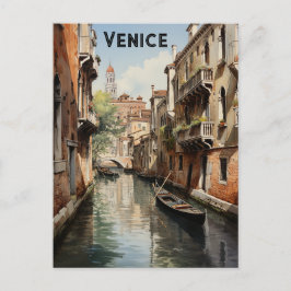 Venice Vintage Postcard Vykort