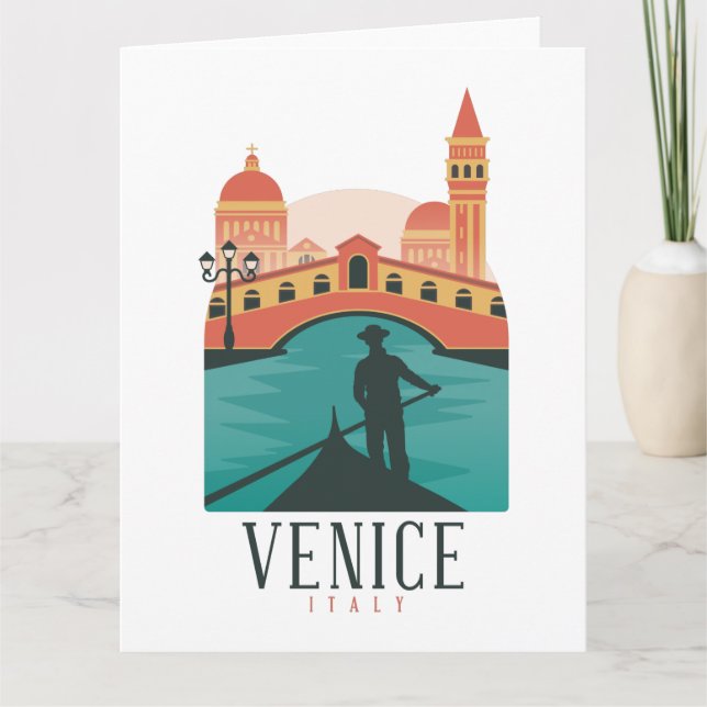 Venice Vintage resor Kort (Framsida)