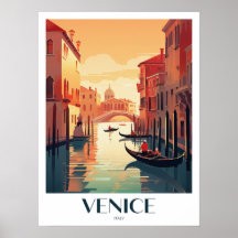 Venice Vintage resor Poster