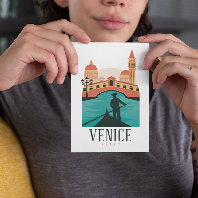 Venice Vintage resor Vykort (venice italy vintage travel postcard)