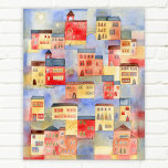 Venice Watercolor Poster<br><div class="desc">En vattenfärgsmålning av Venedig,  Italien. Arkitektur,  byggnad,  kanaler och vattenvägar,  gondoler och broar. Originalkonst av Nic Squirrell.</div>
