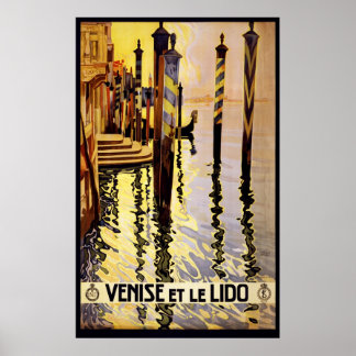 Venise et le Lido Poster