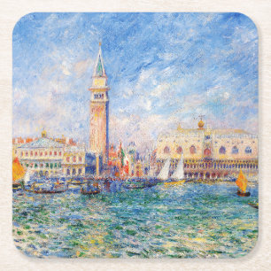 Venise, Venezia, Renoir Underlägg Papper Kvadrat