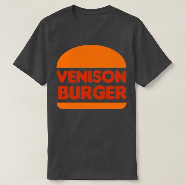 Venison Burger T Shirt (Design framsida)