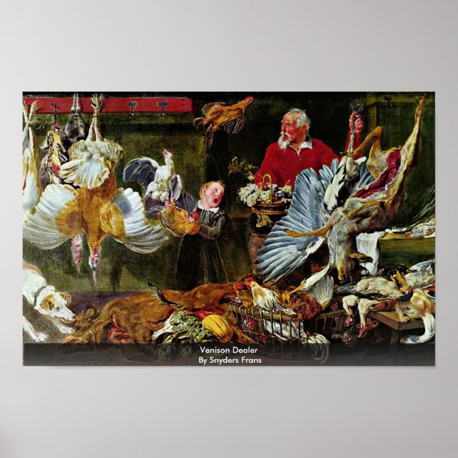 Venison Dealer By Snyders Frans Poster (Framsidan)