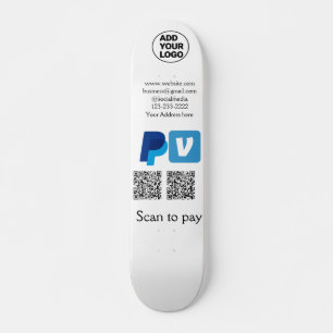Venmo-betalarskanning för att betala lägga till q mini skateboard bräda 18,5 cm