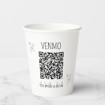VENMO: Bride a Drink QR Code Bachelorette Party