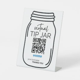 Venmo QR-kodtecken för Bartender