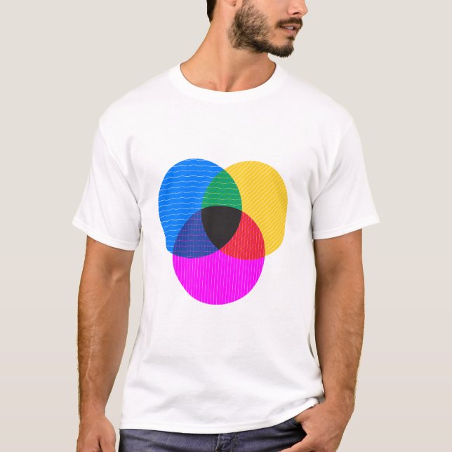 venmodiagram t shirt (Framsida)
