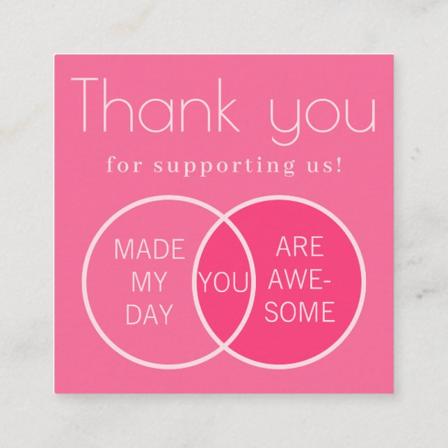 Venn Diagram Affärskort Tilläggskort (Baksida)