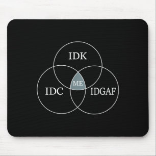 Venn Diagram Idgaf Funny Meme Science Scifi ID Musmatta