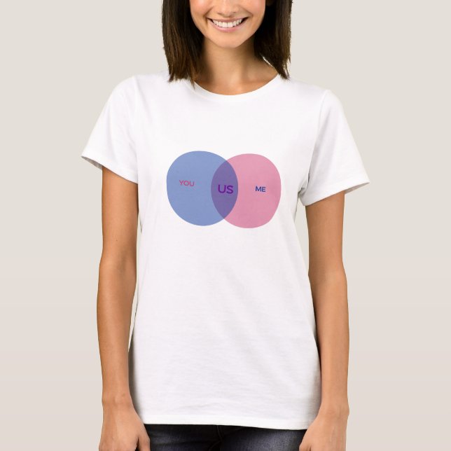 Venn diagramT-tröja Tee Shirt (Framsida)