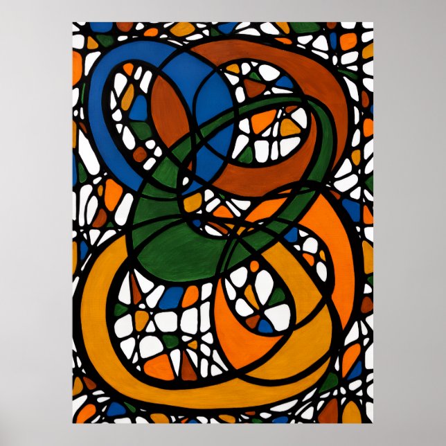 Venn Tangle Print Poster (Framsidan)