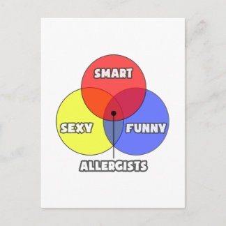 Venndiagram ... Allergister Vykort