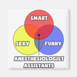 Venndiagram ... Anestesiologer assistenter Magnet