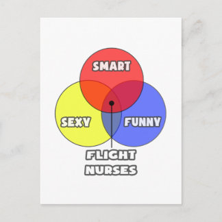 Venndiagram ... Flygsjuksköterskor Vykort