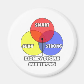 Venndiagram ... Kidney Stone Survivors Magnet