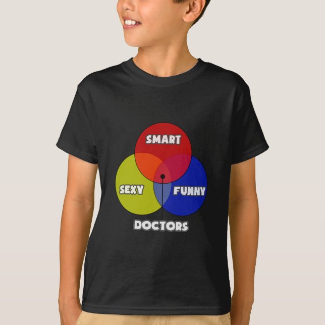 Venndiagram ... Läkare Tröja (Framsida)