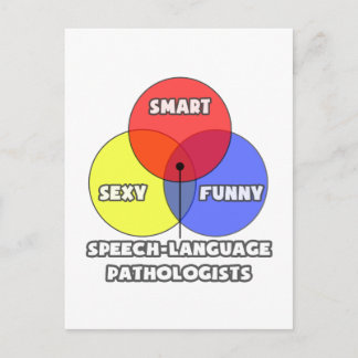 Venndiagram ... Tal-språkspatologer Vykort