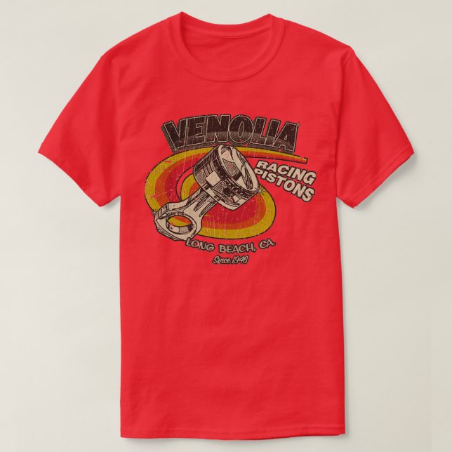 Venolia Racing Pistons 1946 TShirtTShirt T Shirt (Design framsida)
