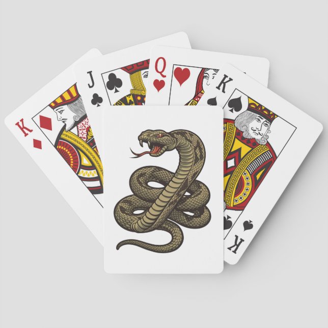 Venom Fury: Deadly Rattlesnake Strejka Casinokort (Baksidan)