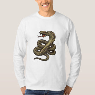 Venom Fury: Deadly Rattlesnake Strejka T Shirt