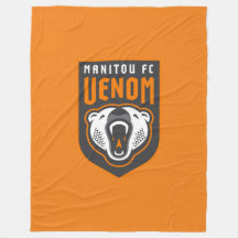 Venom-Manitou FC Fleece Blanket (Orange)